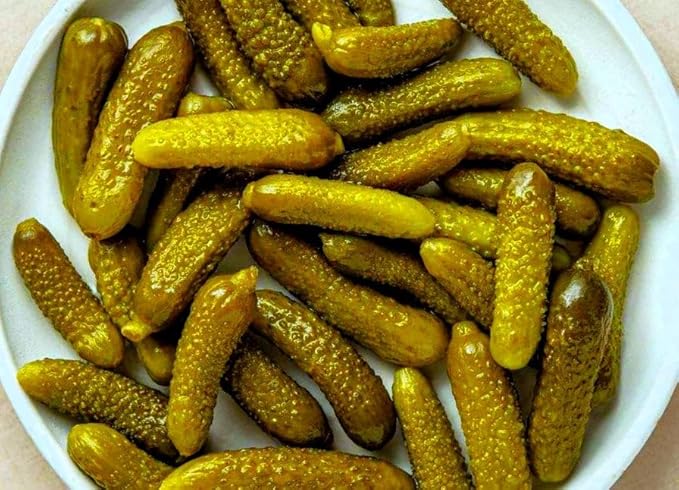 TomorrowSeeds - Parisian Gherkin Cucumber Seeds - 50+ Count - for 2026 Planting French Cornichon Baby Cucumbers Pickle Mini Kirby Cocombro Hybrid Vegetable Grow Your Own Home Farm Patio Healthy