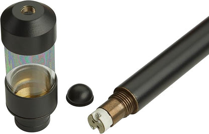 VOLT Conehead 12V Black Brass Path Light (7" Shade, 25" Tall) for Low Voltage Landscape Lighting on Outdoor Pathway, Walkway, Garden, Driveway or Patio