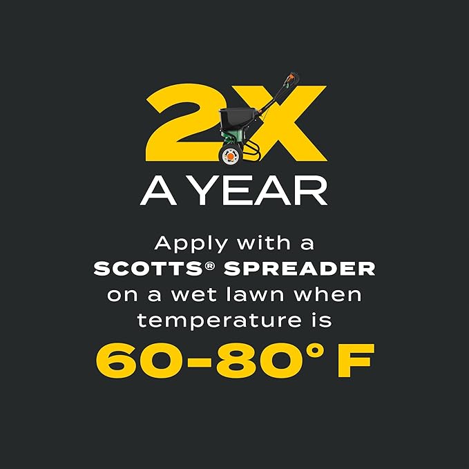 Scotts Turf Builder Triple Action1, Combination Weed Control, Weed Preventer, and Fertilizer, 25-0-2, 5,000 sq. ft., 14.10 lbs.