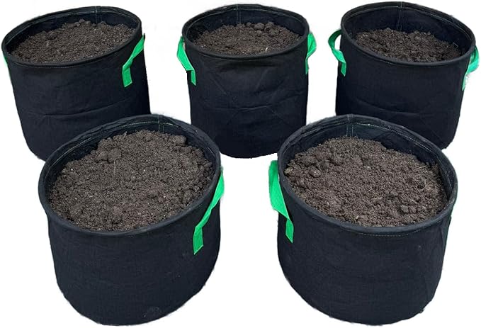 Seeding Square Fabric Grow Bags (7 Gallon) – Durable, Reusable Air-Pruning Plant Pots for Vegetables, Fruits & Herbs – Eco-Friendly Breathable Planter Bags for Healthy Roots & Bigger Harvests