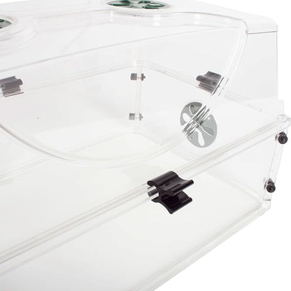 EarlyGrow Medium Seed and Herb Domed Propagator with Vented Side Height Extension and Security Clip Set,Green