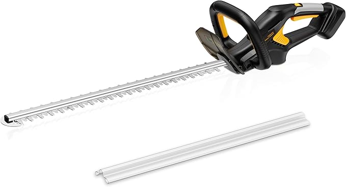 Cordless Hedge Trimmer 22-Inch Compatible with DEWALT 20V Max Battery (Tool Only), Electric Hedge Trimmer Cordless, Bush Trimmers for Garden, Battery Powered Hedge Trimmers (Black)