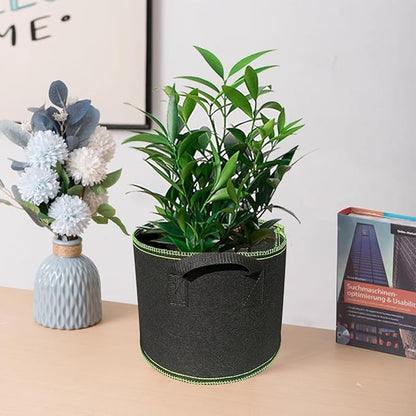 Segreto 30 Gallon Grow Bags Heavy Duty Thickened Aeration Nonwoven Fabric Flower Pots Plant Container with Handles for Garden