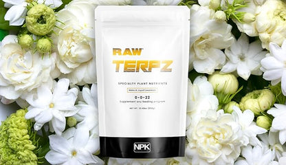 RAW Terpz Water Soluble Potassium Magnesium Fertilizer | Sulfate Mineral Supplement for Bloom Flowering & Fruiting Plants | Chloride Free Potash Formula