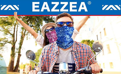 6-Pack Balaclava Face Mask for Men & Women - UV Protection Neck Gaiter, Multi-Use Cycling Mask & Breathable Headband