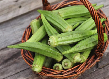 Seeds Green Okra Bamia (Lady's Finger) Non GMO Vegetable for Planting