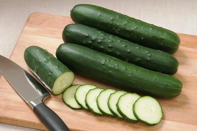 10+ Seeds Indoor Cucumber Zozula F1 Self-Pollinating - Vegetable Green