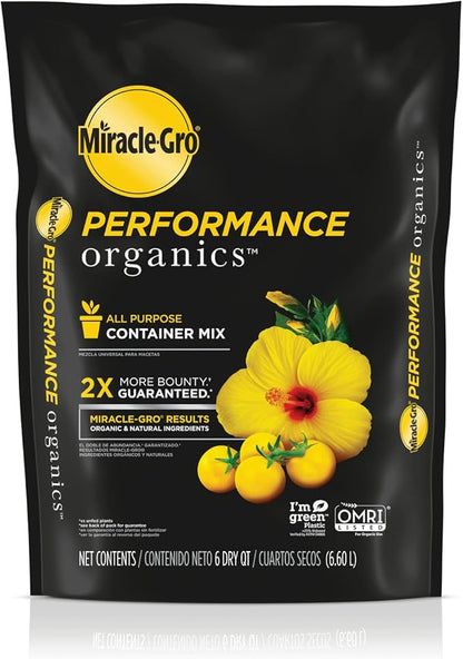 Miracle-Gro Performance Organics All Purpose Container Mix 6 Qt. (Only Available in CA)
