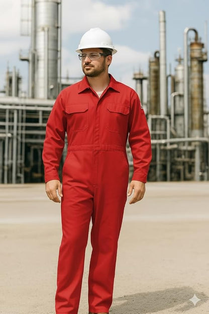 Just In Trend Mens Flame Resistant FR Coverall with multiple options