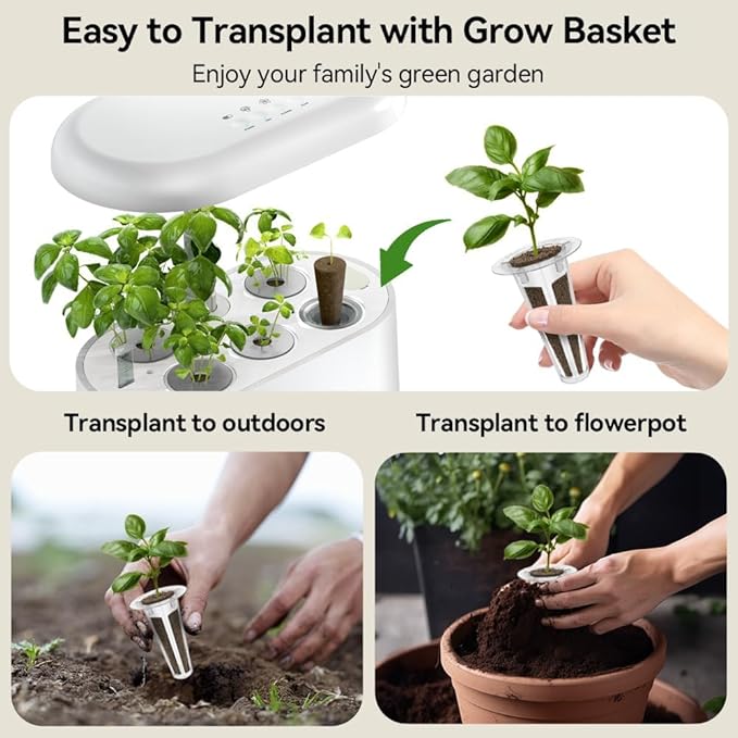 inbloom Hydroponics Herb Seed Pod Kit for AeroGarden, iDoo, Ahopegarden, GARDENCUBE, 7 Pods (350+ Herb Seeds with Basil, Parsley, Mint, Cilantro, Savory, Thyme and Oregano)