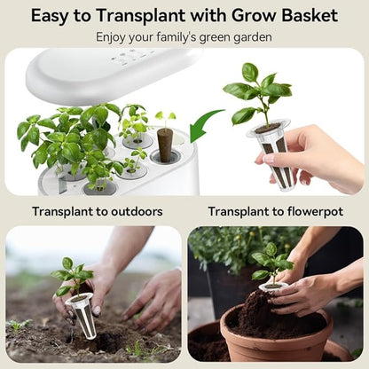 inbloom Hydroponics Herb Seed Pod Kit for AeroGarden, iDoo, Ahopegarden, GARDENCUBE, 7 Pods (350+ Herb Seeds with Basil, Parsley, Mint, Cilantro, Savory, Thyme and Oregano)