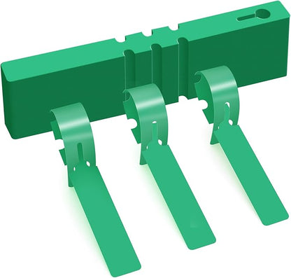200 Pcs Plant Labels Tags, Plastic Markers Tree Tags for Outdoor, Waterproof Warp Around Hanging Name Tags for Nursery Garden (Green)