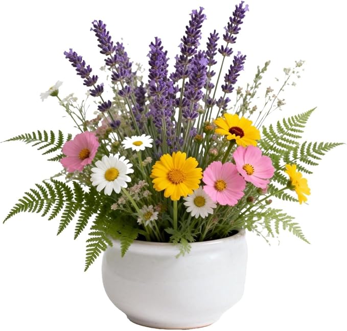 Wildflower Mix Seeds - 1000 Count, Easy to Grow, Colorful Wildflower Seeds for Garden, Lawn & Containers, Pollinator Friendly
