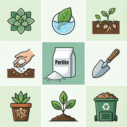 30QT rganic Perlite Horticultural Soil Amendment for Plants and Enhanced Drainage Enhanced