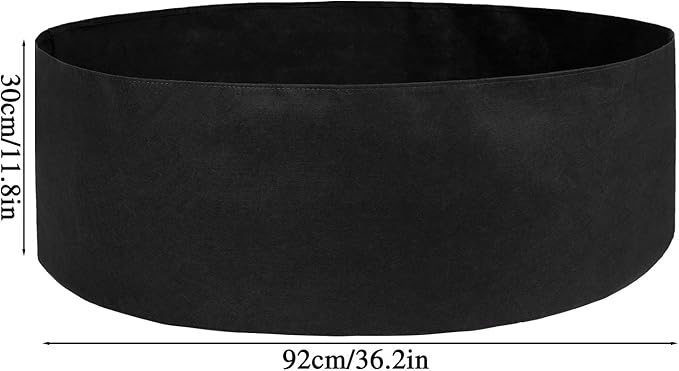Fabric Raised Planting Bed,50 Gallon Garden Grow Bags Herb Flower Vegetable Plants Bed Round Planter,Violet,Dia36 x 12"