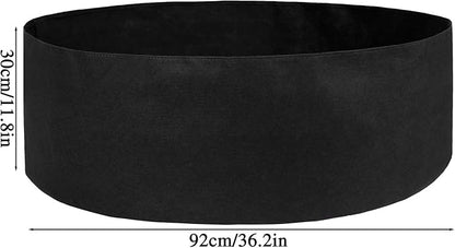 Fabric Raised Planting Bed,50 Gallon Garden Grow Bags Herb Flower Vegetable Plants Bed Round Planter,Violet,Dia36 x 12"