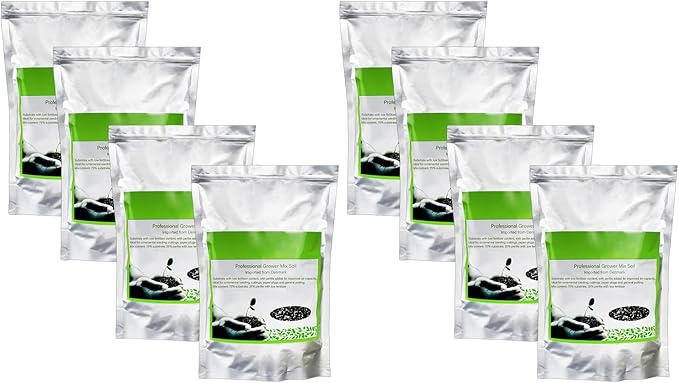 Succulent Cactus Potting Soil Mix 2 cu.ft (8 Bags x 8 qt), All-Purpose Garden Potting Mix for Indoor Outdoor Plants, Quick Drain Houseplant Orchid Bonsai Perlite Soil, Ready-to-Use
