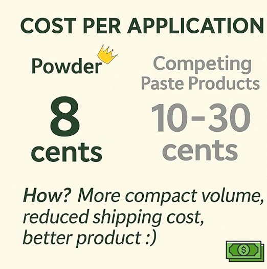 Fish Emulsion Fertilizer 12-2-2 Powder (3.3 pounds Powder-Up to 300 Gallons of Water), for Vegetables, Trees, Lawns, Shrubs, Flowers, Fruits