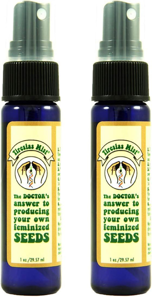 Feminized Seed Spray | 1 Ounce 2Pack Bottle for Growing All Female Pollen and Seeds Safe, Non-Toxic Plant Flower Formula for Growers - Effective and Reliable Solution