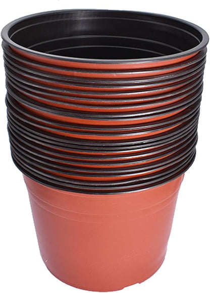 11.6" Seedling Pots Plastic Plant Pots Seedling Cups Nursery Pots Plant Container for Indoor Outdoor Plants Seeds Germination, Seedlings Growing, Succulents Planting 50 Pcs