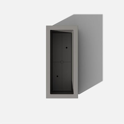 Veradek Block Series Long Box Planter - Large Rectangular Planter for Indoor or Outdoor Patio/Porch | Durable All-Weather Use with Drainage Holes | Modern Décor for Tall Plants, Flowers or Shrubs
