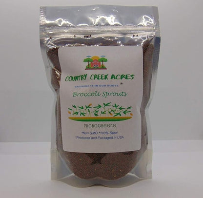 Broccoli Seeds for Sprouting Sprouts Microgreens (8 oz of Pure Seed. Country Creek LLC. Brand.