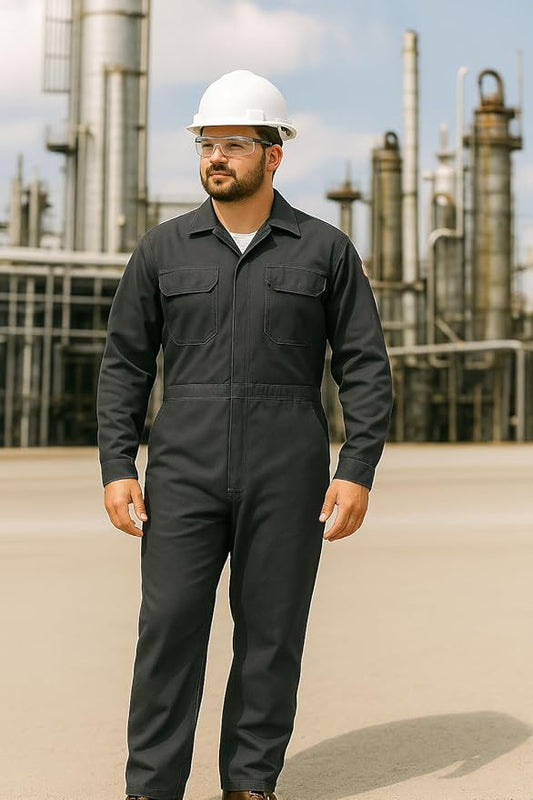 Just In Trend Mens Flame Resistant FR Coverall with multiple options