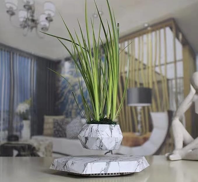 Floating Plant Pot Planter Suspension Air Bonsai Pot Flower Pot Levitating Plant Pot for Home Office