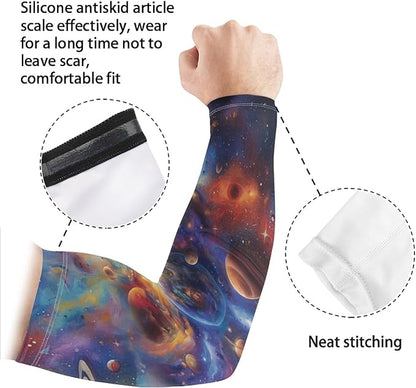 Binienty Unisex Arm Sleeves for Driving, Golf, Cycling, Sports, UV Protector Cooling Arm Sleeves Cover