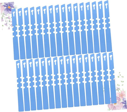 SUPVOX 200Pcs Plant Tags Garden Markers for Easy Plant Identification Home Shop Park and Market Use Blue