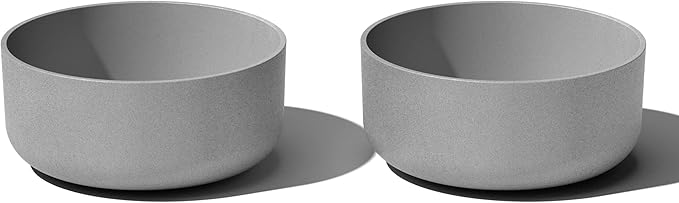 Veradek Mason Series Kona Bowl Planter - Round Planter for Indoor or Outdoor Tabletop/Balcony | Durable Plastic-Stone Composite Material | Modern Décor for Flowers, Succulents, Small Plants