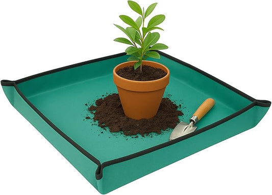Plant Repotting Mat for Plants, Gardening Hand Tools for Gardeners, PE, 27x27in(68x68cm)