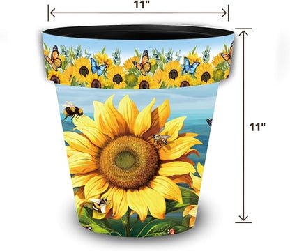 Briarwood Lane Sunflower Dance Medium Planter