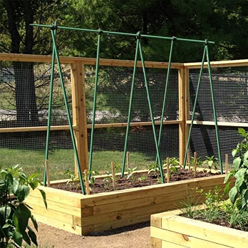 Plant Stakes 48inch 20pack, 1/2inch Diameter Garden Stakes, Garden Poles Tree Stake for Cucumber Potato Fence, Never Rust, 4ft Long