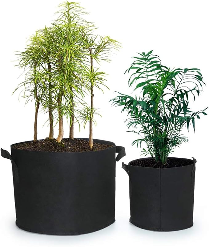 50 Gallon Grow Bags/Aeration Fabric Pots with Handles, Plant Grow Bag Aeration Fabric Pots with Handles Plant Container for Garden Planting
