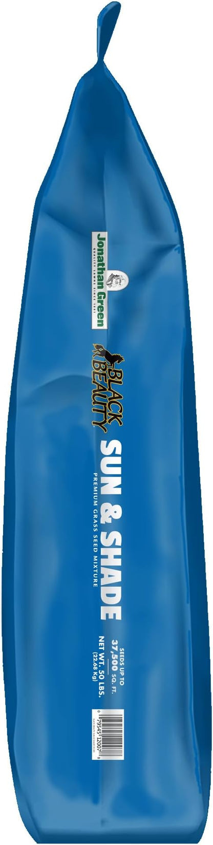 Jonathan Green (12007) Black Beauty Sun & Shade Grass Seed - Cool Season Lawn Seed, 50 lb