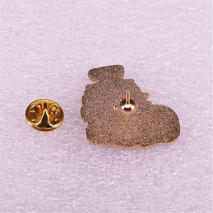 Cat Book Coffee Lovers Bookworm Literature Brooch Pins Enamel Cartoon Metal Badges Lapel Pin Brooches Jackets Jeans Fashion Jewelry Gift for Kids