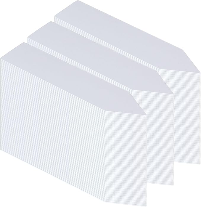 Garden Plant Labels, 4 Inch Plastic Stakes, 42 Pack, Name Tags for Seedlings and Outdoor Plants