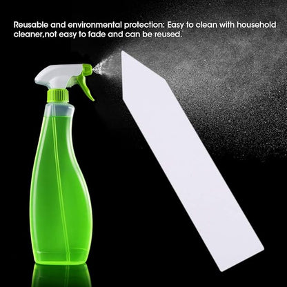 100 Pcs Plastic Plant Seed Labels Pot Marker Nursery Garden Stake Tags (White)