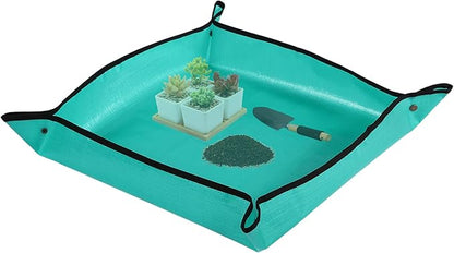 Plant Repotting Mat for Plants, Gardening Hand Tools for Gardeners, PE, 27x27in(68x68cm)