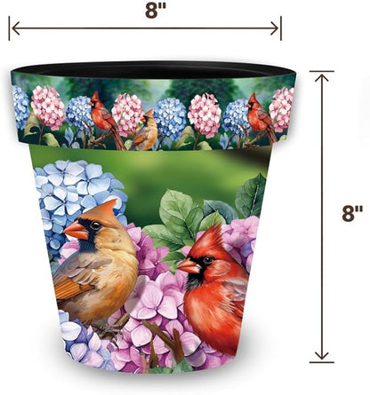 Briarwood Lane Perched Cardinals Small Planter
