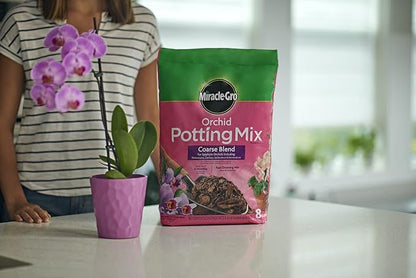 Miracle-Gro Orchid Potting Mix Coarse Blend, 8qt., 2-Pack