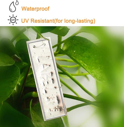 Coolrunner Plant Labels, Aluminum Plant Tags with 6 Inch Wires (100)