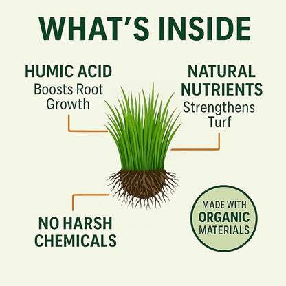 GS Plant Foods Green Envy Liquid Lawn Food – Fall & Winter Lawn Prep Fertilizer for Strong Roots and Resilient Grass, Suitable for Organic Growing (1 Gallon)