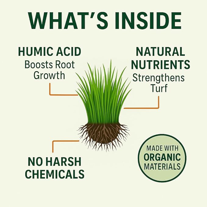 GS Plant Foods Green Envy Liquid Lawn Food Concentrate – Organic Turf Care for All Grass Types (5 Gallons)