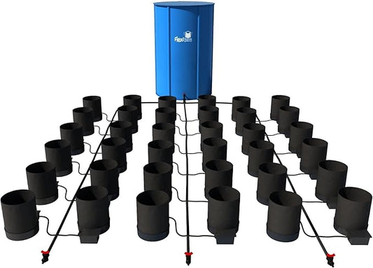 Happy Hydro AutoPot XL Fabric Pot Systems, 1-100 Pots (5gal, 36 Pot with Reservoir)