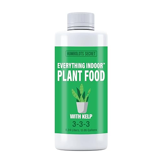Humboldts Secret Everything Indoor Plant Food | 3-3-3 All Purpose Liquid Fertilizer with Norwegian Kelp | Supports Growth and Strong Roots | Nutrients for Houseplants & Indoor Plants | 8 Ounce