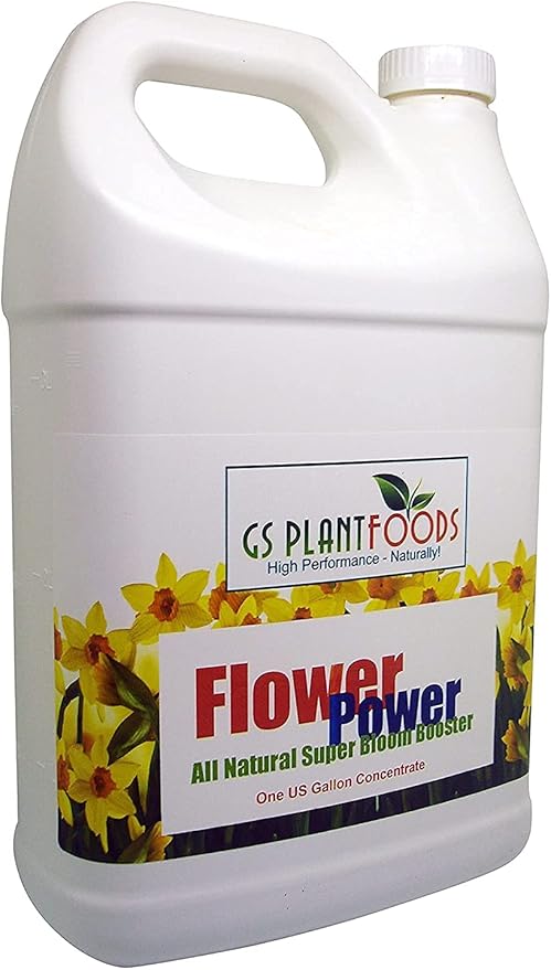 Flower Fertilizer - All Natural Super Bloom Booster (1 Gallon) - Plant Food Suitable for All Flower Types - Bloom Fertilizer for Outdoor Flowers
