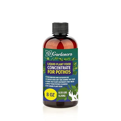 Gardenera Plant Growth Superfood for POTHOS Plant with 18 Essential Vitamins & Minerals - Organic Plant Food Fertilizer - Micro-Fungi and Bio-Organisms for POTHOS Plant Care & Growth Enhancement - 8oz