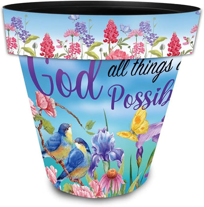 Briarwood Lane with God Medium Planter